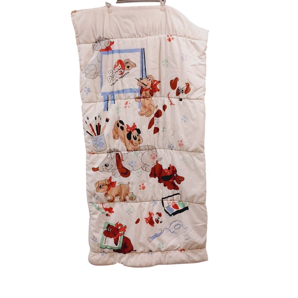 Vintage 1986 Kids Pound Puppies. Tonka  Sleeping Bag